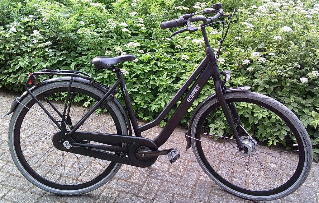 ZEER MOOIE GAZELLE ESPRIT 3V FRAME HOOGTE 49 CM MATT ZWART., Ophalen, 47 tot 50 cm, Versnellingen, Zo goed als nieuw