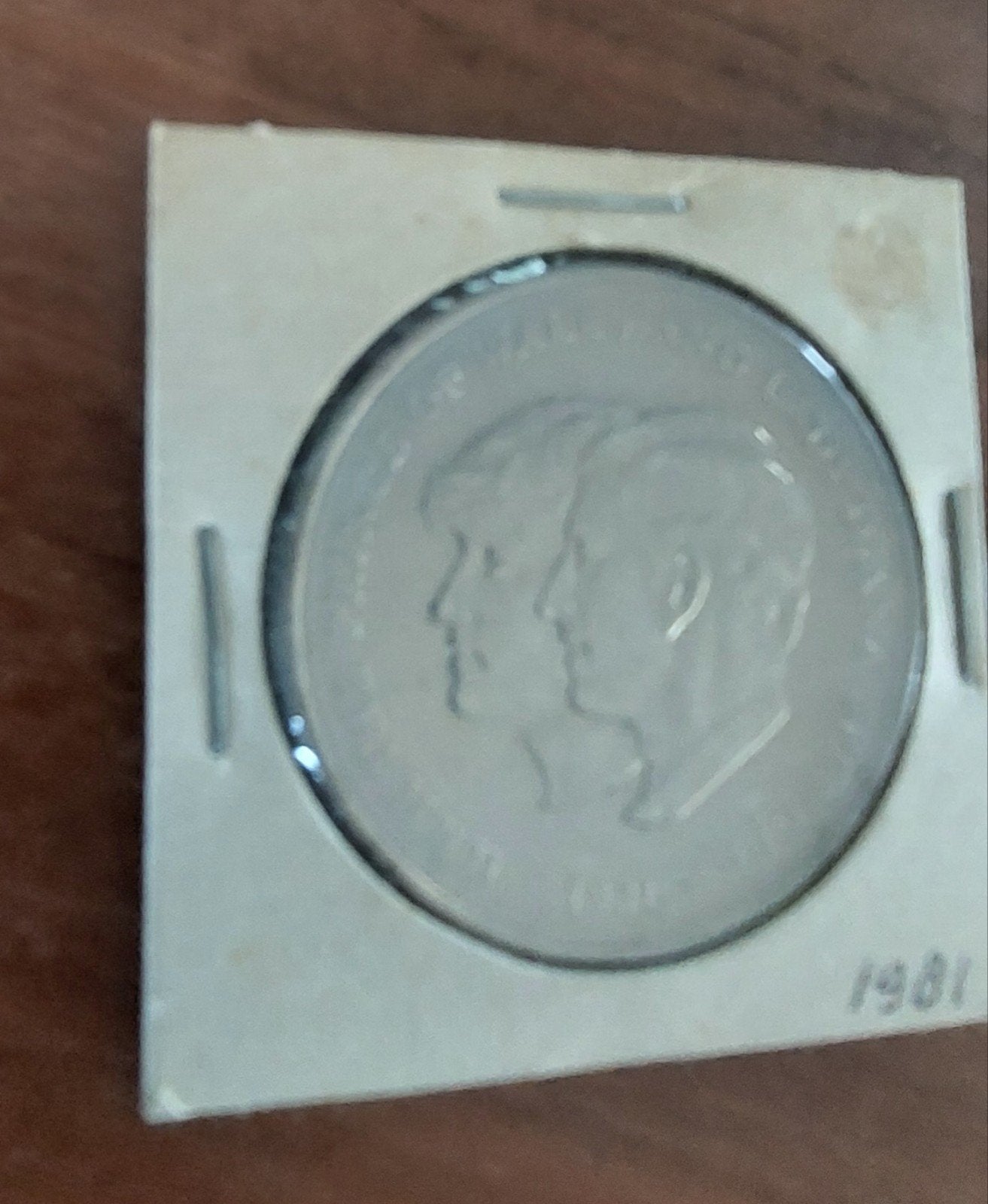 Zilveren munt 1981 Charles & Diana huwelijk, Verzamelen, Koninklijk Huis en Royalty, Ophalen of Verzenden