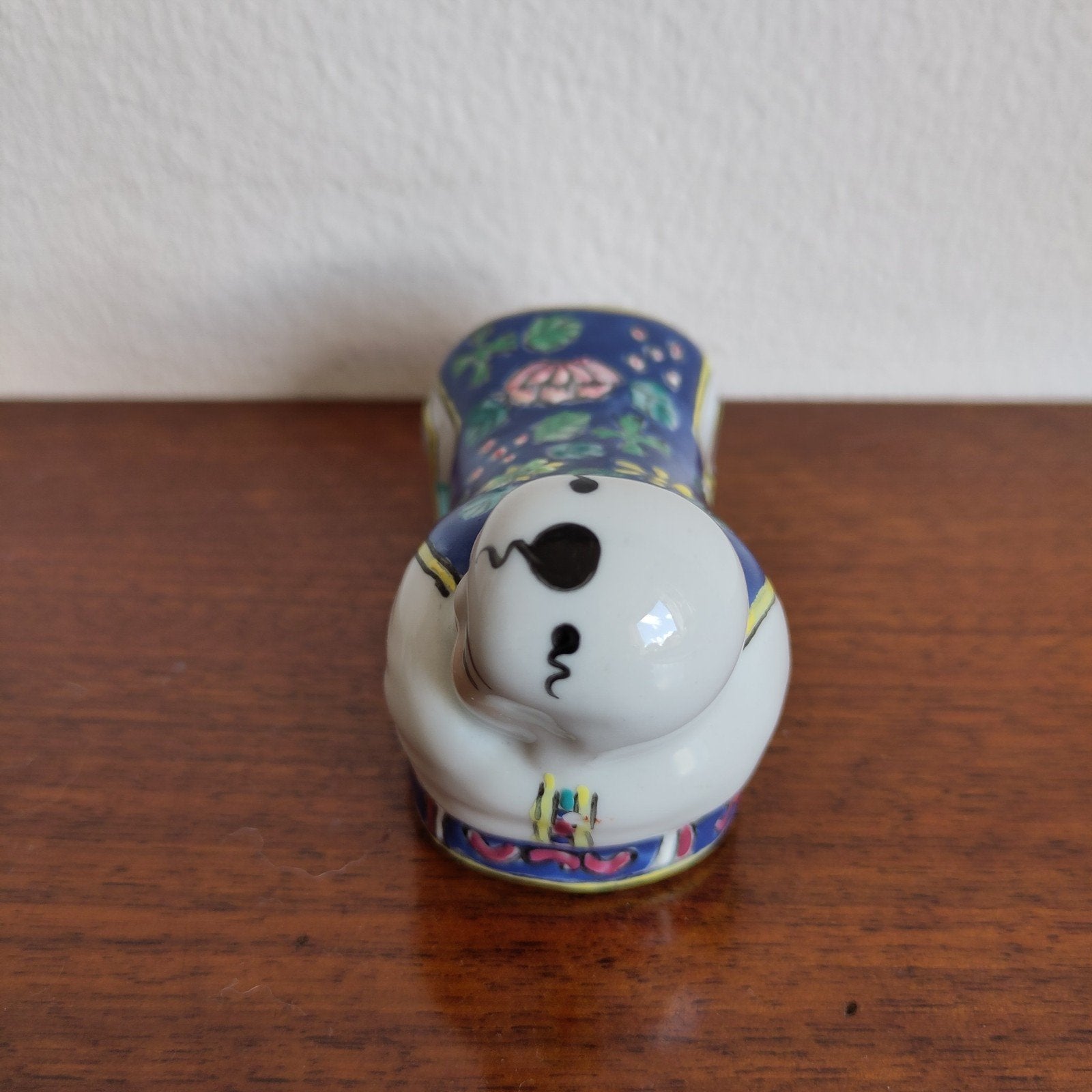 Chinees beeldje liggend kind - miniatuur hoofdsteun 'zotje'j, Ophalen of Verzenden, Zo goed als nieuw, Overige typen