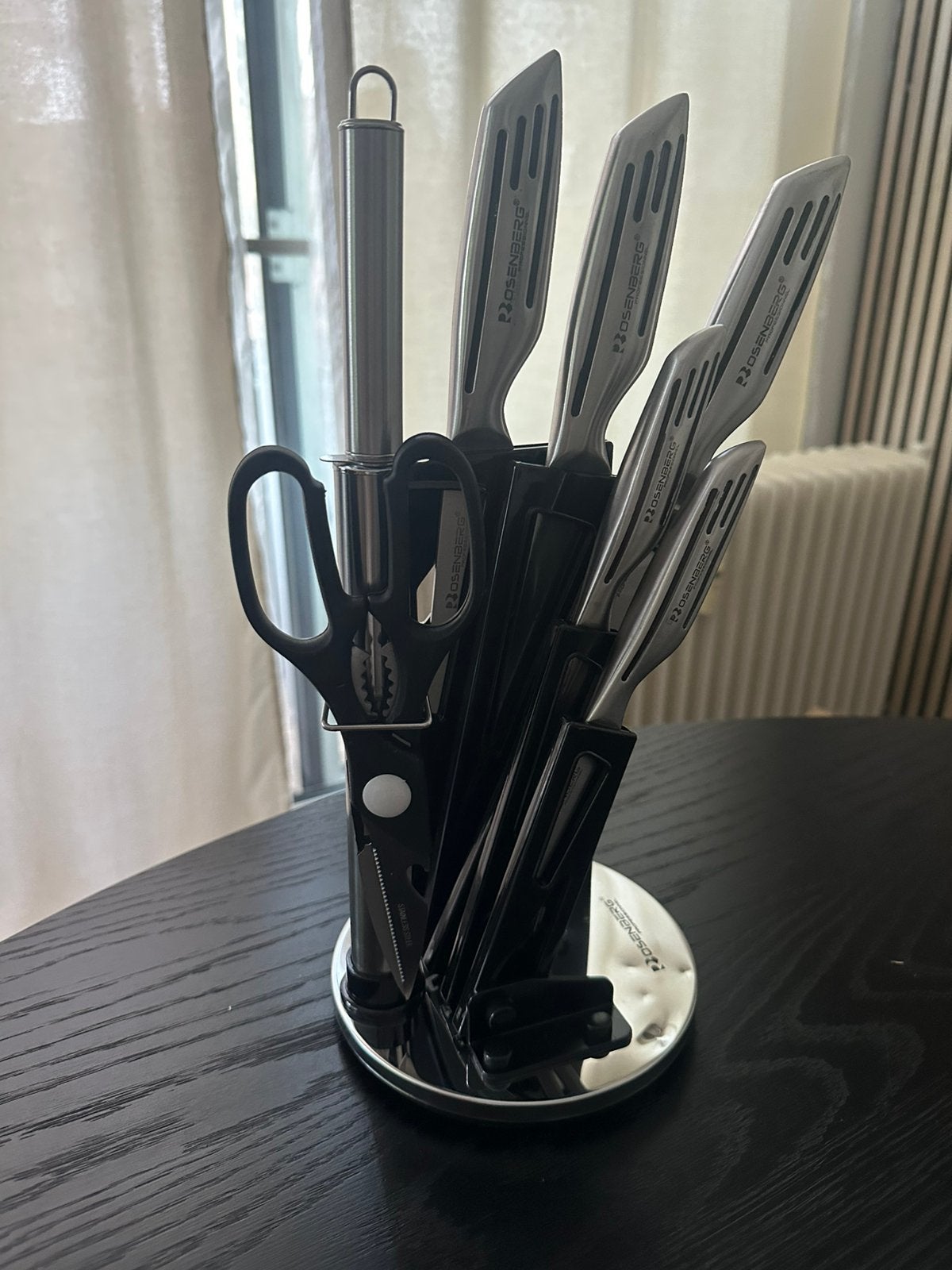 Messenset NIEUW., Ophalen of Verzenden, Zo goed als nieuw, Rvs of Chroom