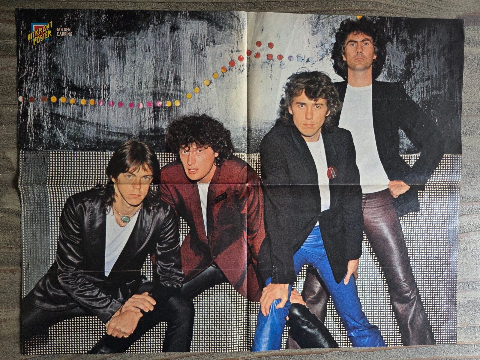Vintage Poster van Golden Earring, Ophalen of Verzenden, Zo goed als nieuw, A1 t/m A3, Muziek
