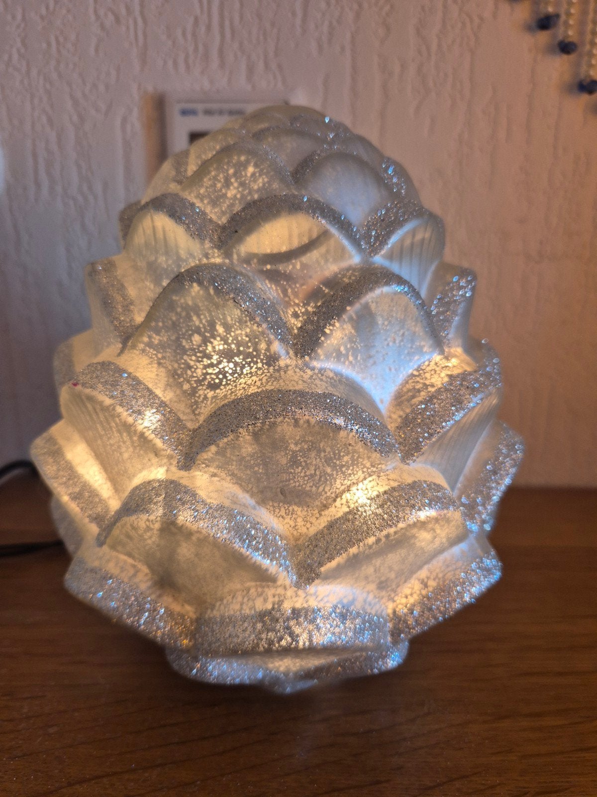 dennenappel met verlichting, Ophalen of Verzenden, Zo goed als nieuw