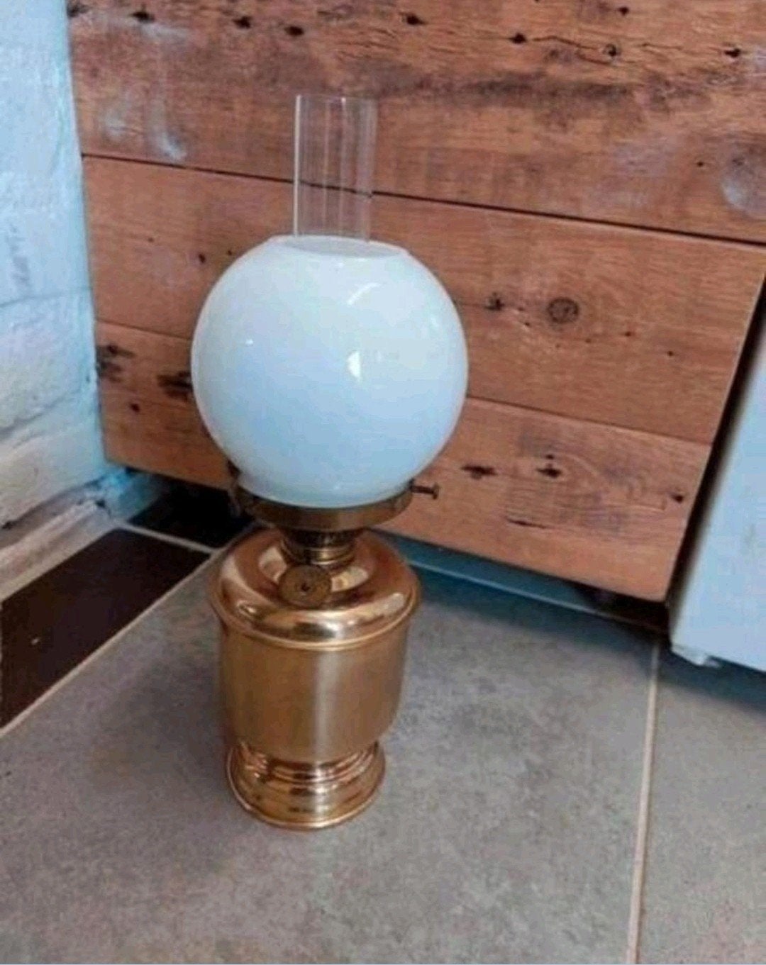 olielamp scheepslamp olielampje kajuitlamp bootlamp, Watersport en Boten, Ophalen of Verzenden, Gebruikt, Binnenverlichting