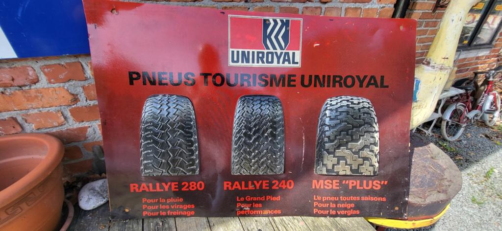 UNIROYAL BANDEN 3D Reclamebord - Garagedeco, Ophalen of Verzenden, Gebruikt, Reclamebord