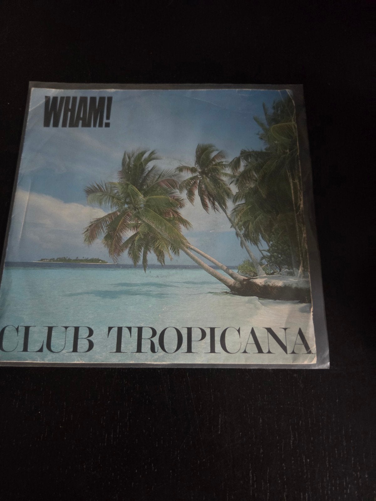 Wham! - Club Tropicana 7 inch vinyl single (z.g.a.n.), Ophalen of Verzenden, Zo goed als nieuw, 7 inch, Pop