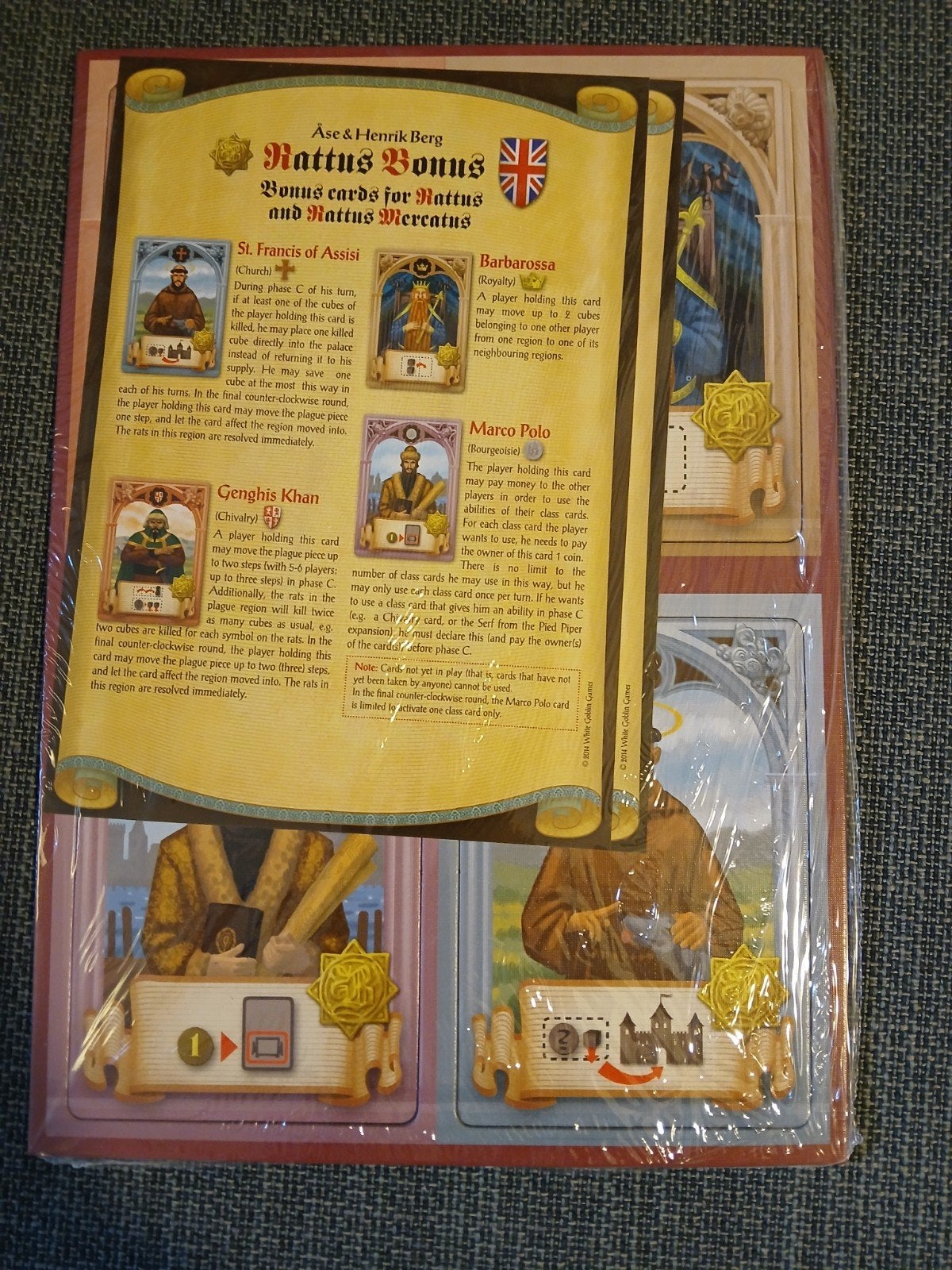 Rattus Bonus uitbreiding voor bordspel Rattus, Vijf spelers of meer, Ophalen of Verzenden, Nieuw, White Goblin Games