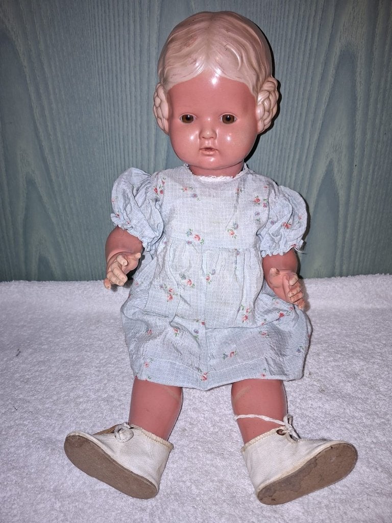 oude schildpad pop, jaren 1940-50, Ophalen of Verzenden