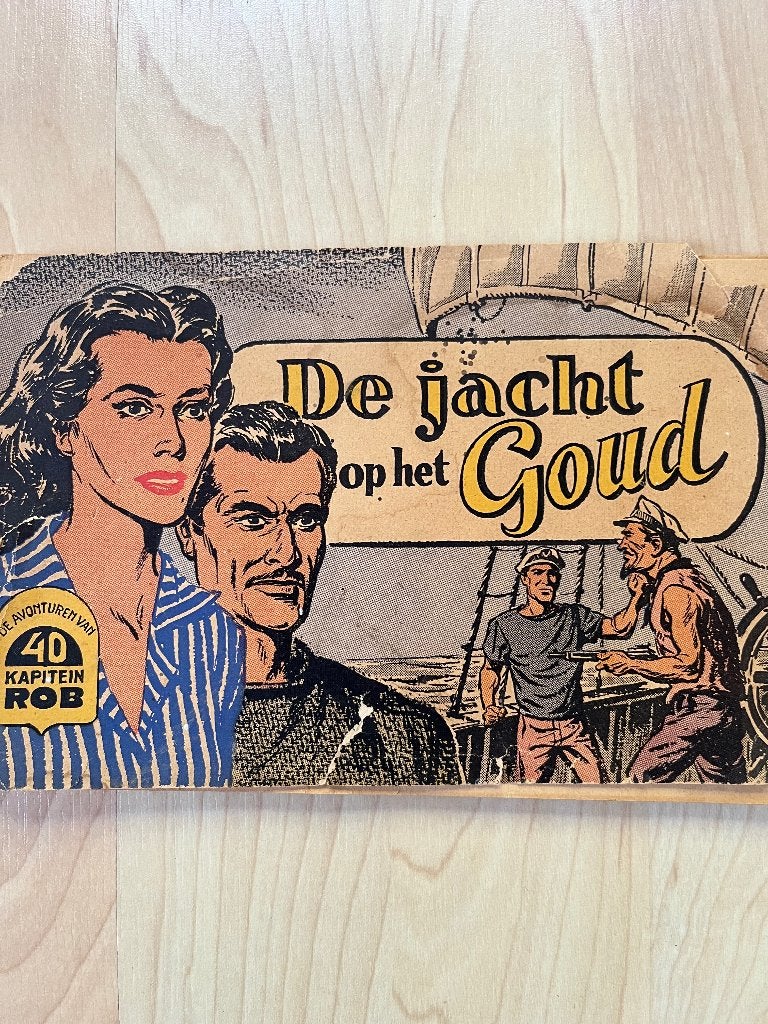 Oud stripboekje Kapitein rob, Eén stripboek, Ophalen of Verzenden, Gelezen