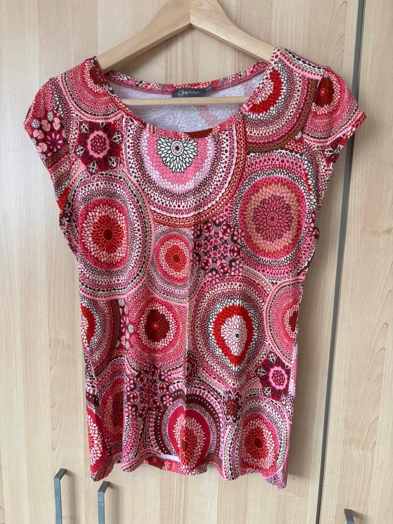 Geisha shirt, Ophalen of Verzenden, Nieuw, Maat 36 (S), Korte mouw