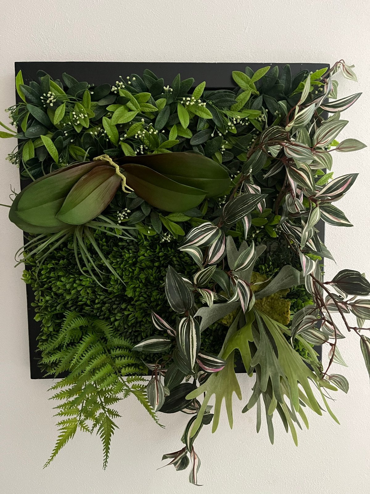 Kunstplanten wanddecoratie - Groene muurdecoratie, Binnen, Groen, Kunstplant, Ophalen of Verzenden