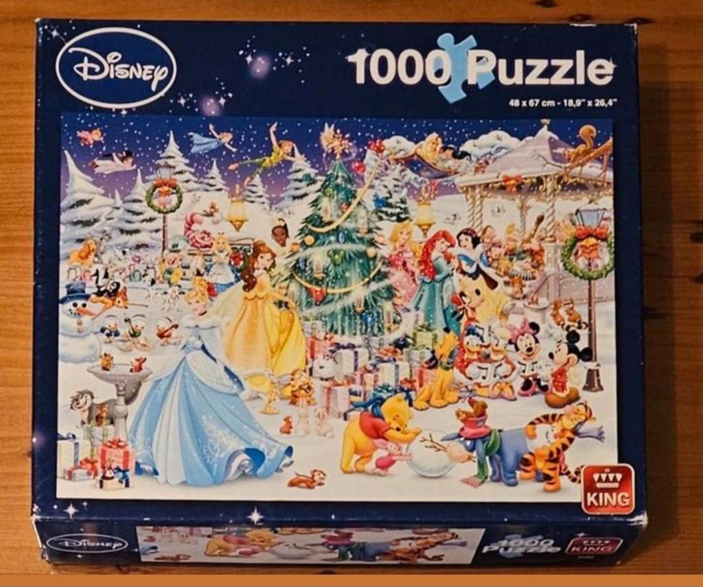 Disney Kerstpuzzel (mist 2 🧩), Ophalen, 500 t/m 1500 stukjes, Legpuzzel