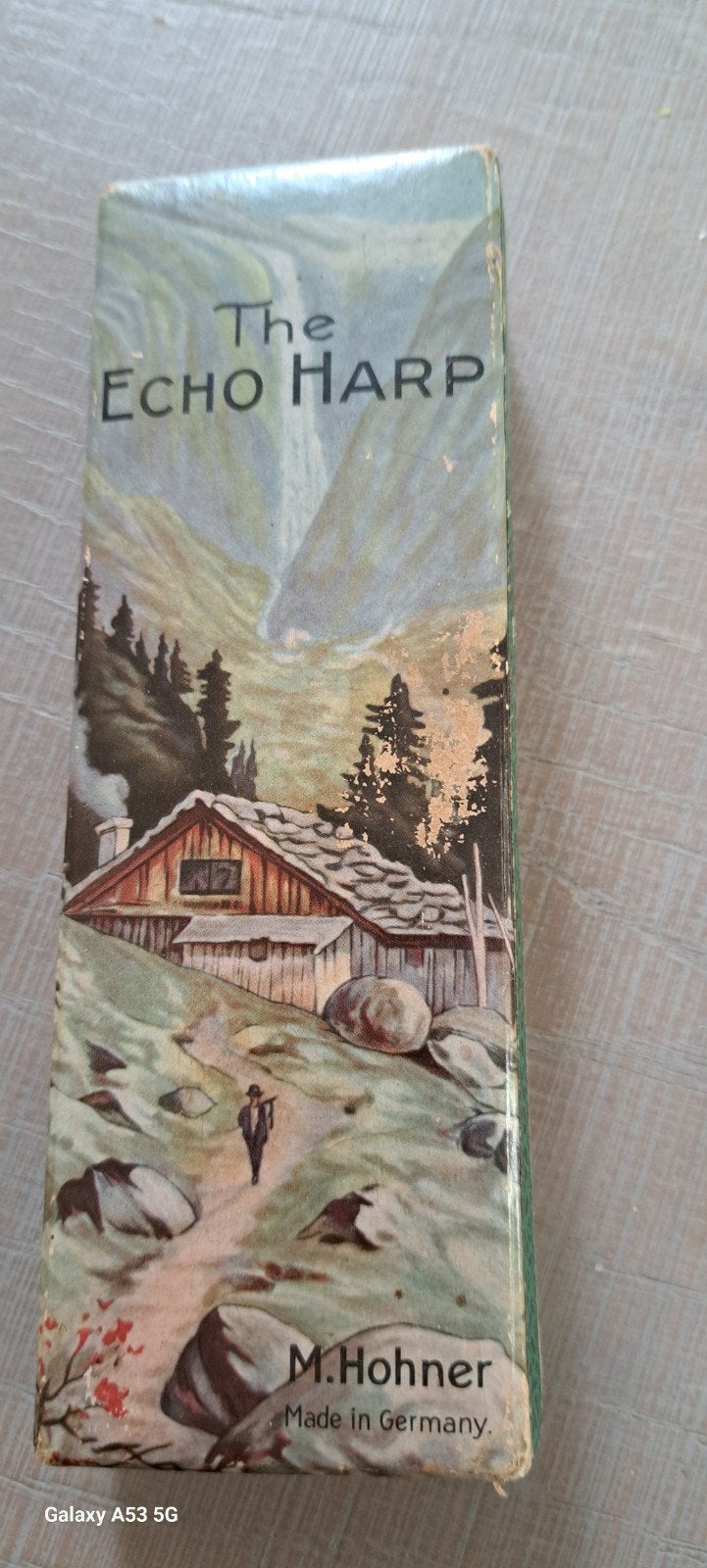 M. Hohner The Echo Harp Mondharmonica C/G, Muziek en Instrumenten, Gebruikt, Overige typen, Ophalen of Verzenden, Met koffer of doosje