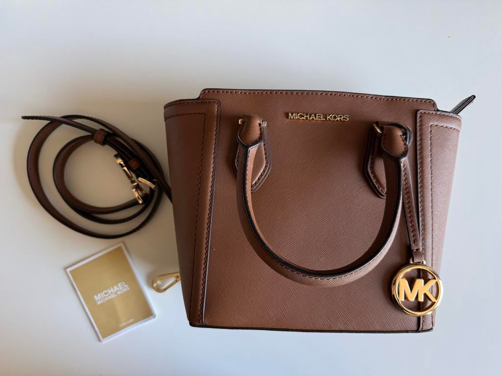 Michael Kors Crossbody Tas - Bruin, Ophalen of Verzenden, Nieuw, Bruin, Schoudertasje