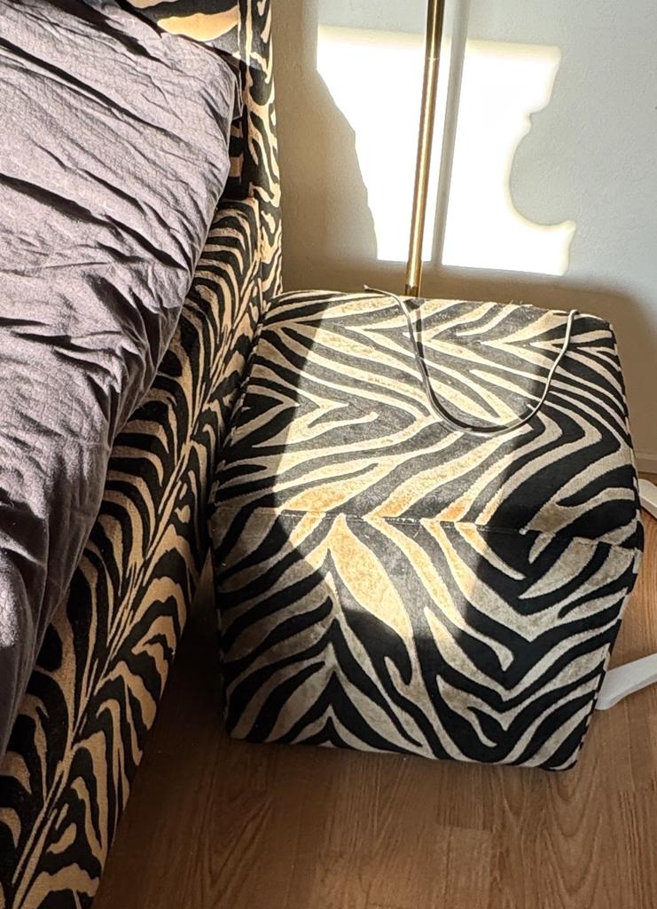 Bed, Verstelbaar, Beige, Tweepersoons, Ophalen of Verzenden