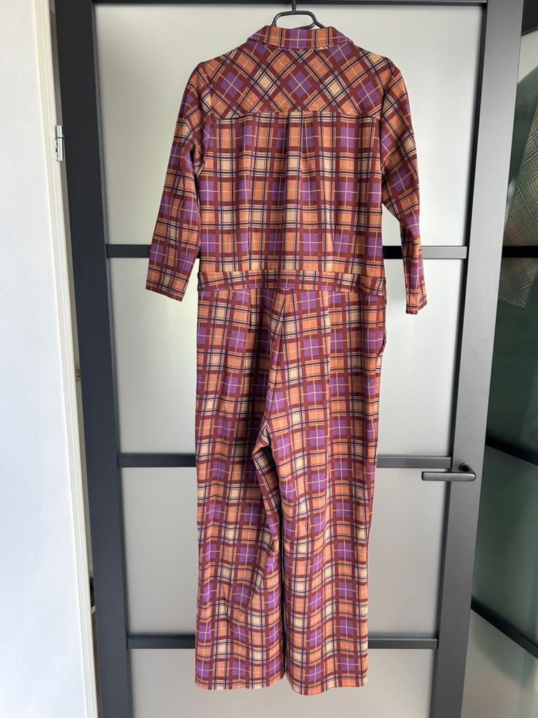 King Louie maat 44 geruite jumpsuit pak 2385, Maat 42/44 (L), Ophalen of Verzenden, Zo goed als nieuw, King Louie