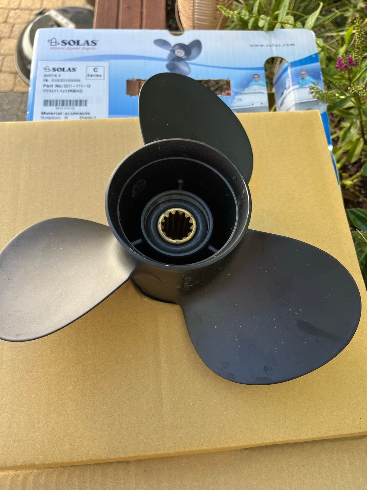 Aluminium Solas propeller voor Honda bf 40/50/60 pk, Ophalen of Verzenden, Nieuw, Motor en Techniek