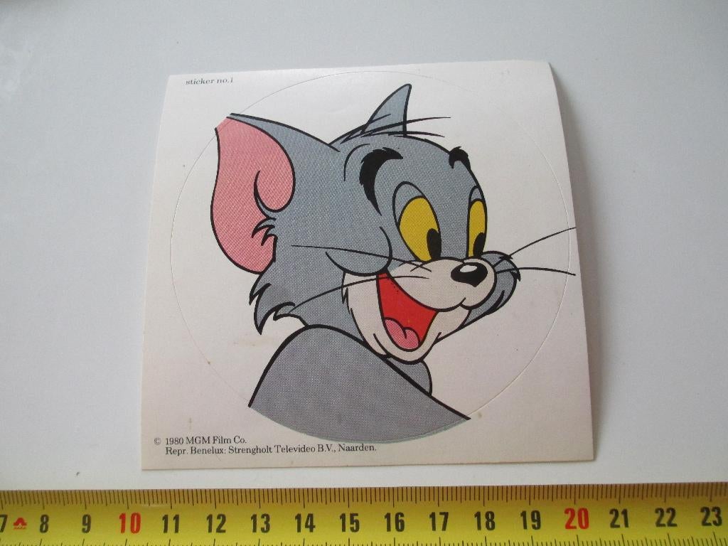 sticker strip Tom  ( Tom & Jerry ), Ophalen, Zo goed als nieuw