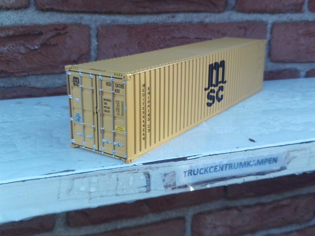 Tekno  M.S.C.  Container., Ophalen of Verzenden, Nieuw, Bus of Vrachtwagen, Tekno