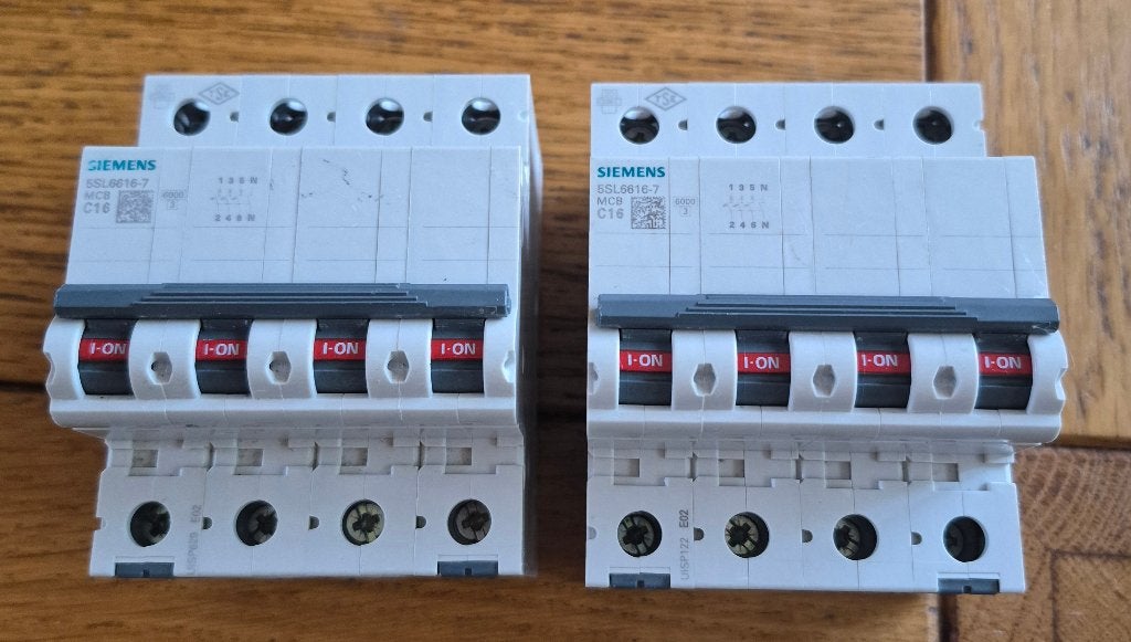Installatieautomaat SIEMENS  5SL6616-7, Ophalen of Verzenden, Gebruikt