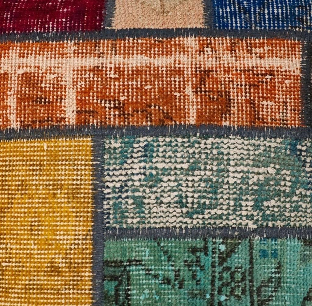 Handmade oriental wool patchwork cushion decorative 45x45cm, Huis en Inrichting, Handgemaakt Uniek, Overige kleuren, Info@handgemaaktuniek.com