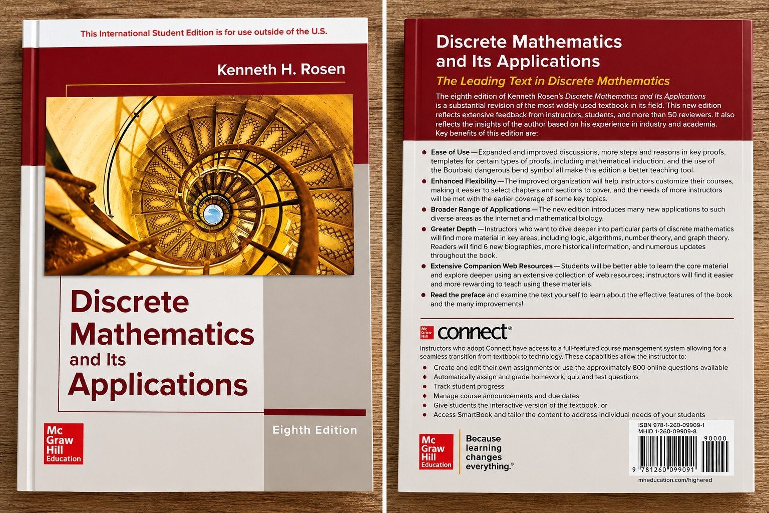Discrete Mathematics and Its Applications - 8e Kenneth Rosen, Boeken, Nieuw, Ophalen of Verzenden, WO, Kenneth H. Rosen