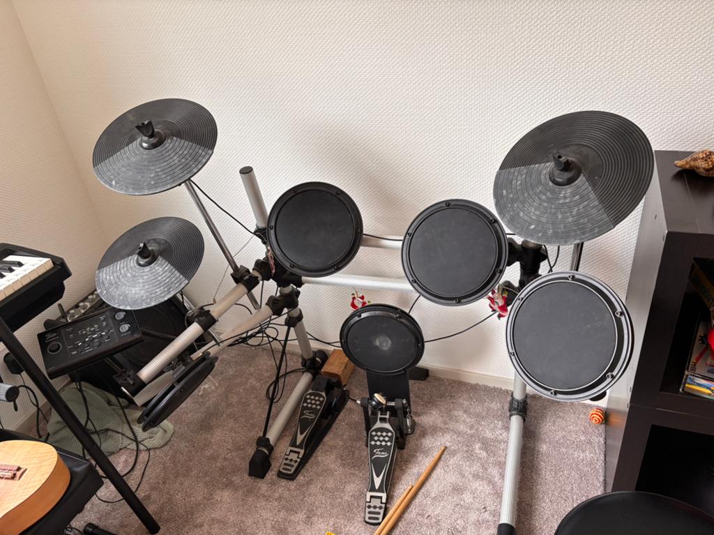 Fame 505DD II drumstel compleet, Ophalen, Gebruikt, Overige merken