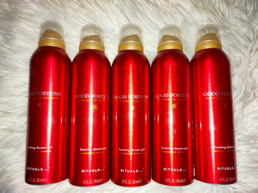5x Rituals Douchefoams Douchegel Foam Good Fortune Shower, Sieraden, Tassen en Uiterlijk, Uiterlijk | Lichaamsverzorging, Nieuw