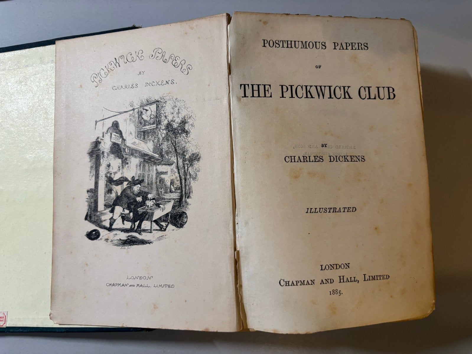 Dickens' Pickwick Papers - Geïllustreerde Editie (1885), Antiek en Kunst, Ophalen of Verzenden