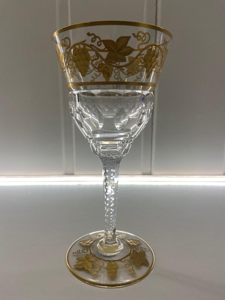 Val Saint Lambert – Pampre d’Or portglas – 24ct – perfect, Antiek en Kunst, Antiek | Glas en Kristal, Ophalen of Verzenden