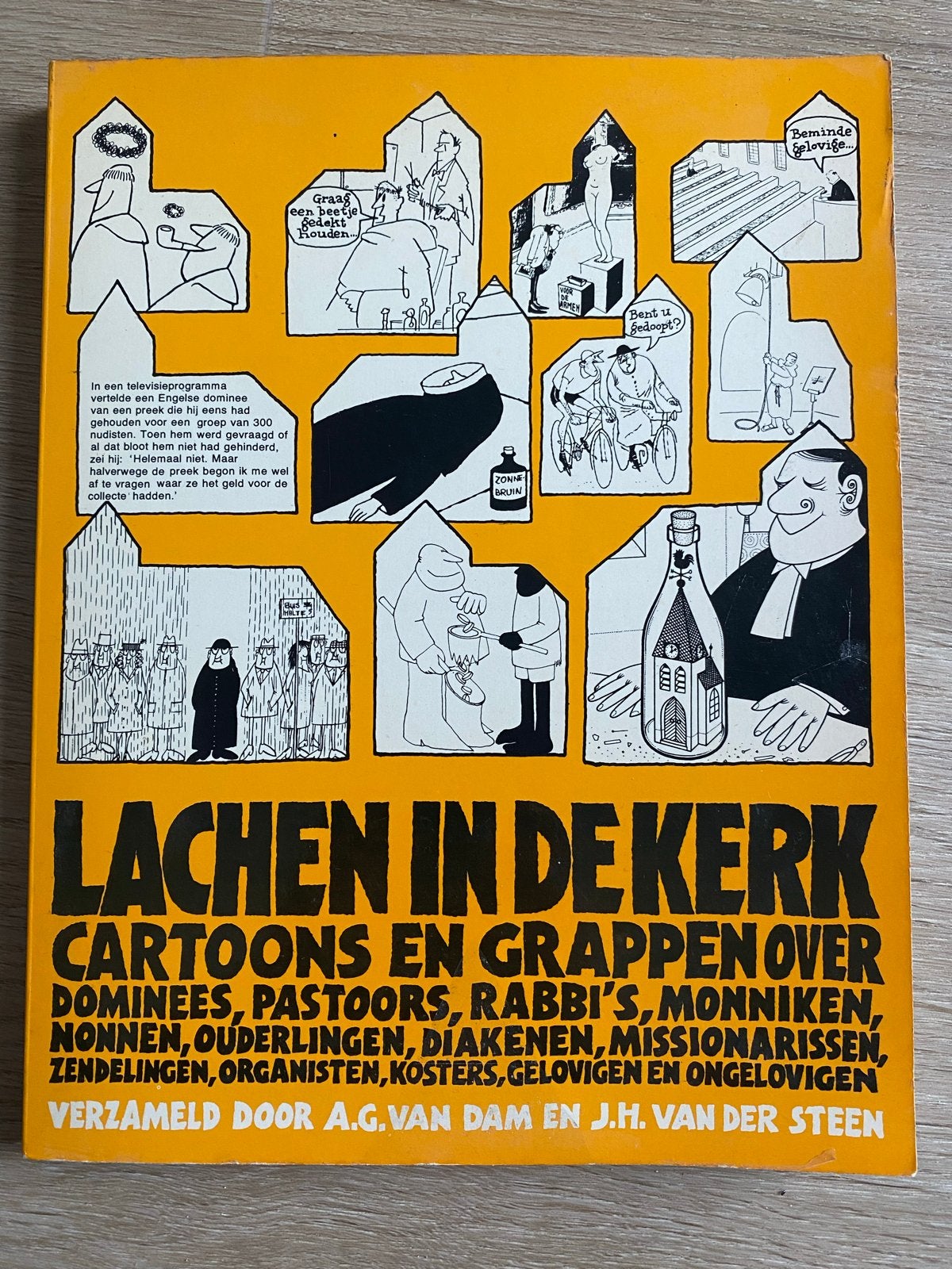 Lachen in de Kerk - Cartoons en Grappen (1977), Boeken, Ophalen of Verzenden, Zo goed als nieuw, Cartoons