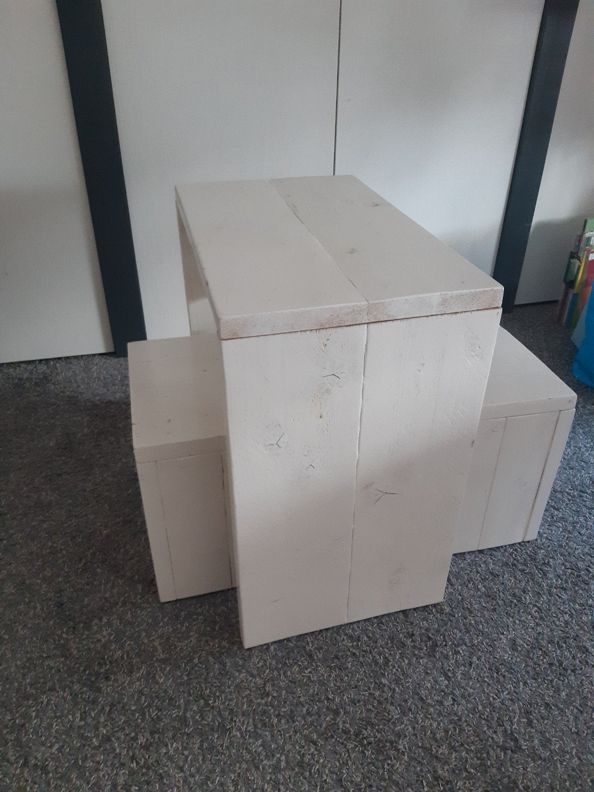 Kinder speeltafel met krukjes - 60 cm hoog, Ophalen, Gebruikt, Overige typen
