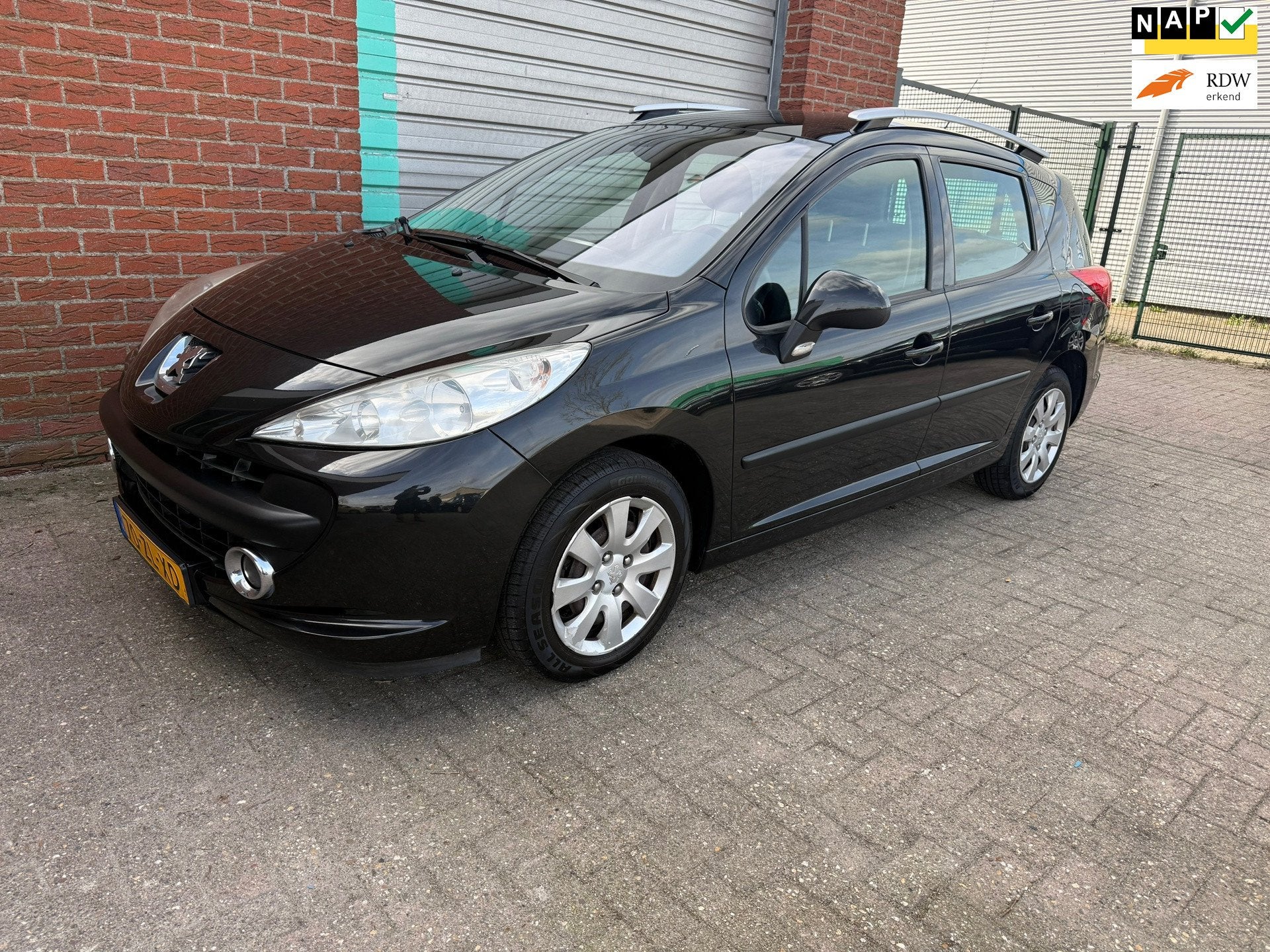 Peugeot 207 SW 1.6 VTi XS Clima Bj:2008 NAP!, Voorwielaandrijving, Gebruikt, 4 cilinders, Zwart