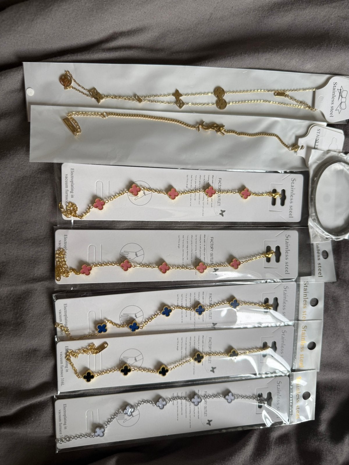 Sieraden pakket, Sieraden, Tassen en Uiterlijk, Armbanden, Ophalen of Verzenden, Nieuw, Goud, Staal