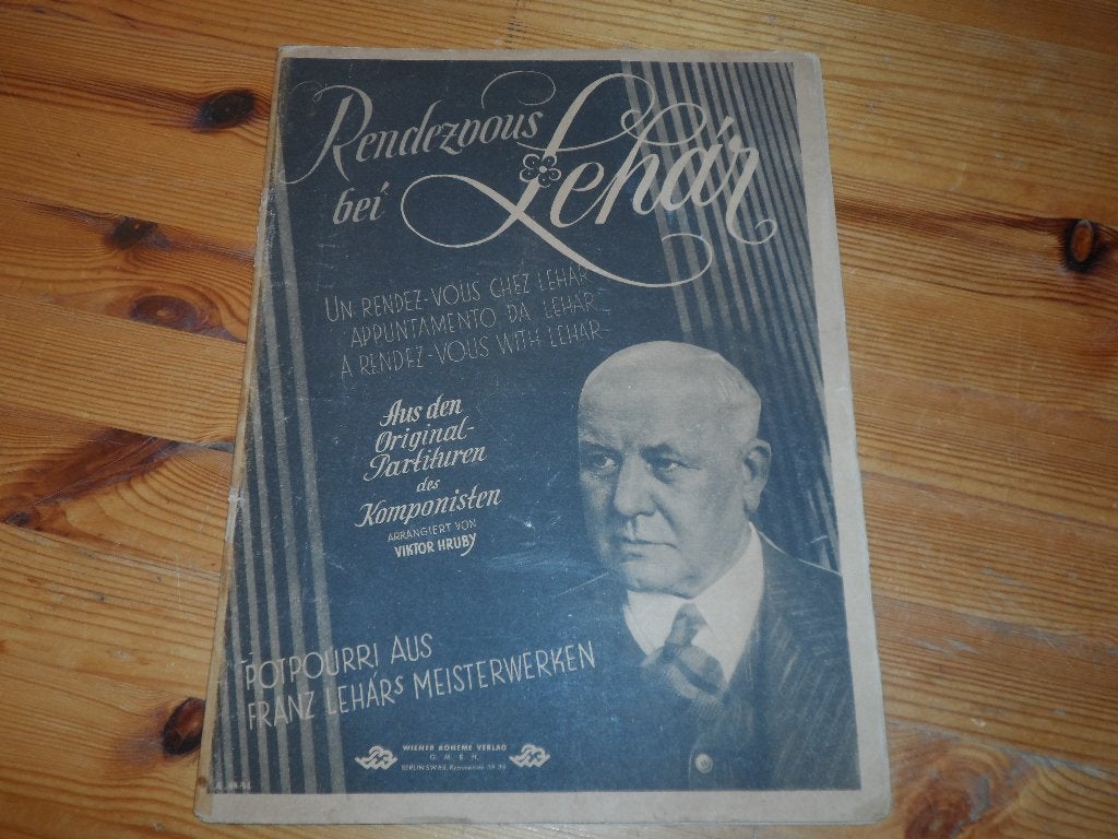 Rendez vous bei lehar - potpourri, Gebruikt, Ophalen of Verzenden, Artiest of Componist, Piano