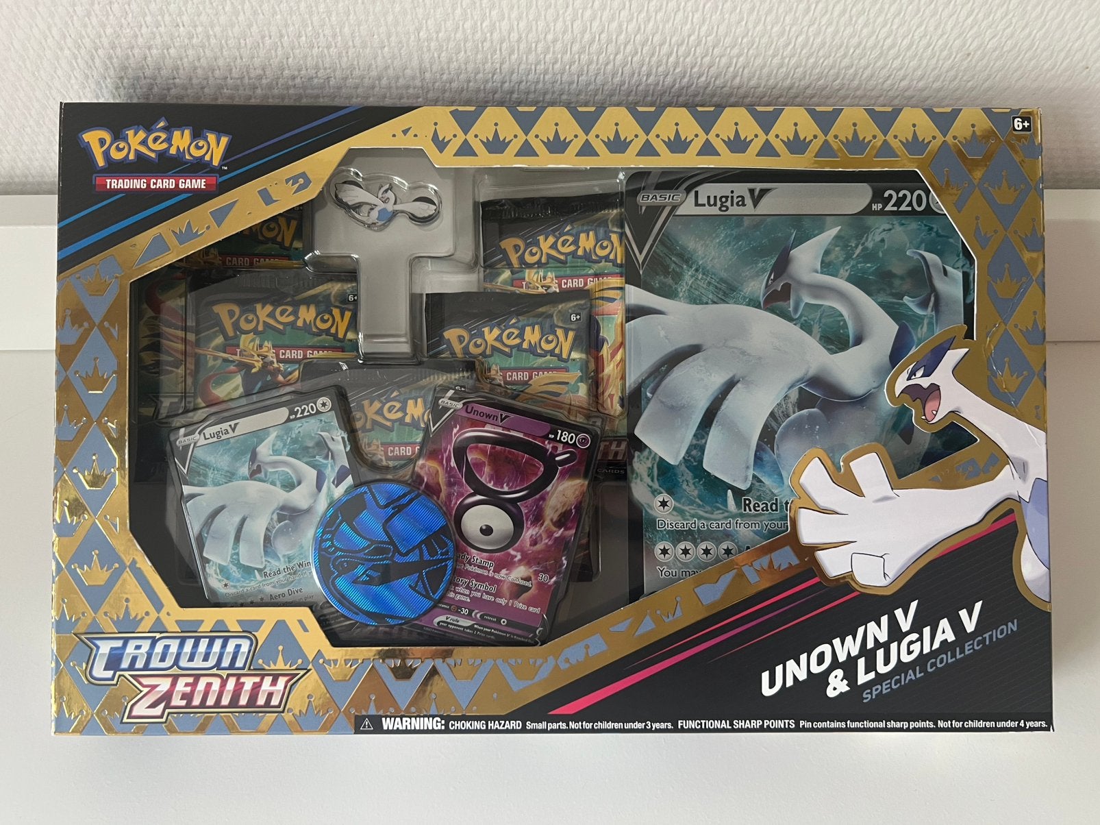 Crown Zenith: Unown V & Lugia special edition, Hobby en Vrije tijd, Verzamelkaartspellen | Pokémon, Verzenden, Nieuw, Boosterbox