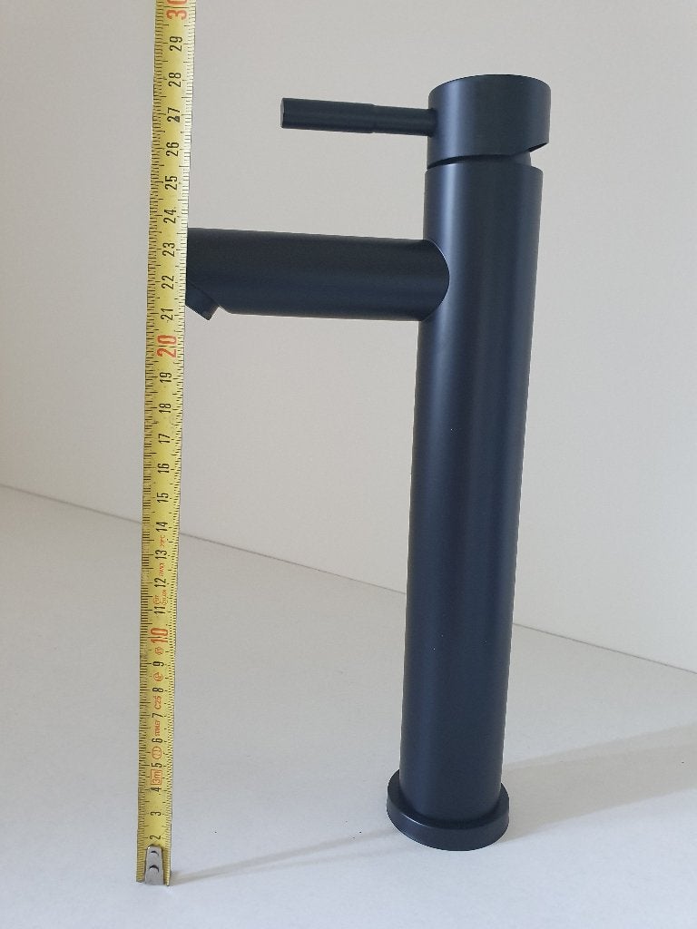 Waskom Kraan Wastafelkraan ZWART design badkamer mengkraan, Doe-het-zelf en Verbouw, Sanitair, Ophalen of Verzenden, Nieuw, Rvs