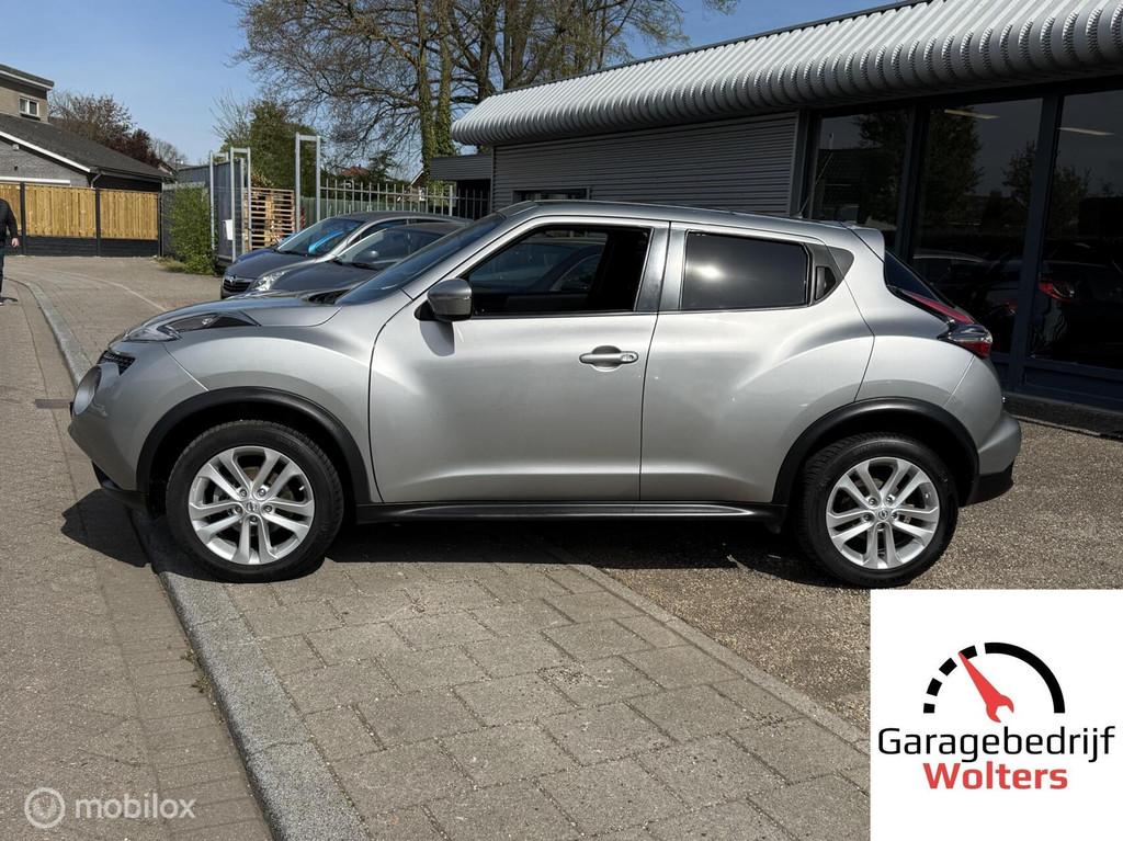 Nissan Juke 1.2 DIG-T S/S Tekna PANO CAMERA ECC CRUISE, Voorwielaandrijving, Stof, Gebruikt, Zwart