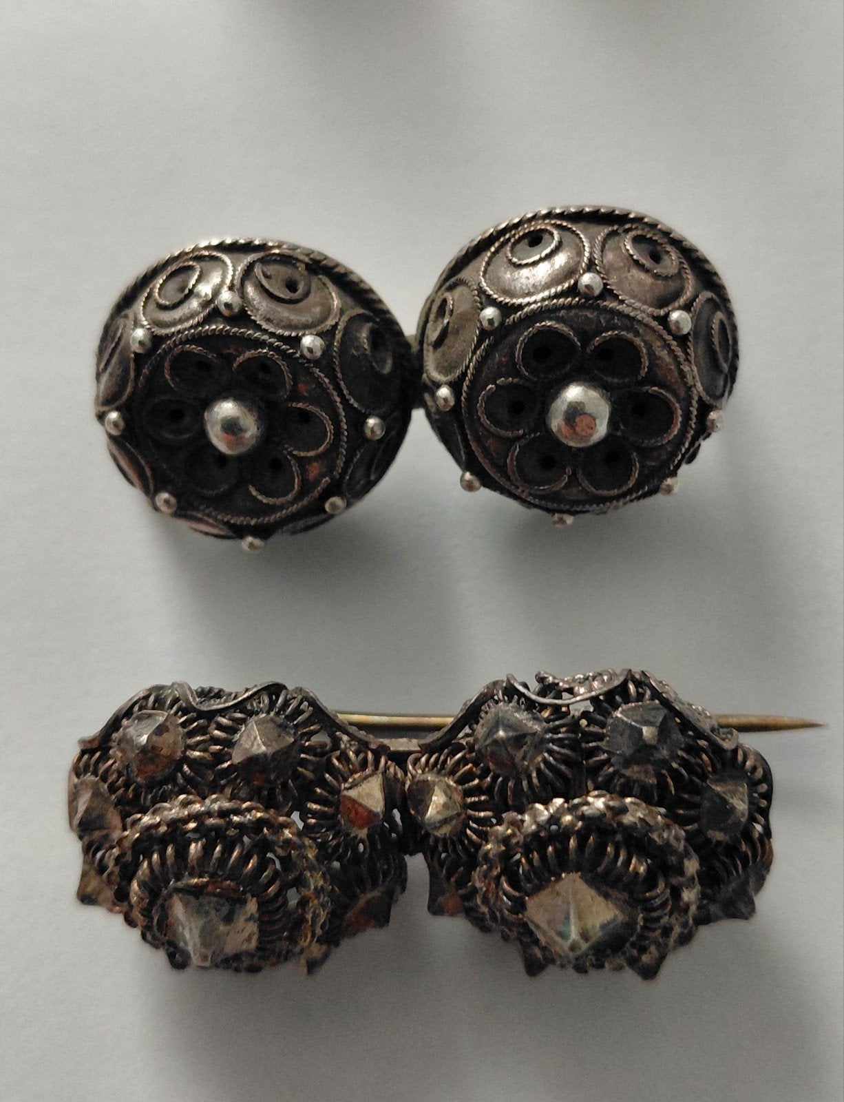 keelknopen,broches,babyknoopjes, Verzenden, Broche