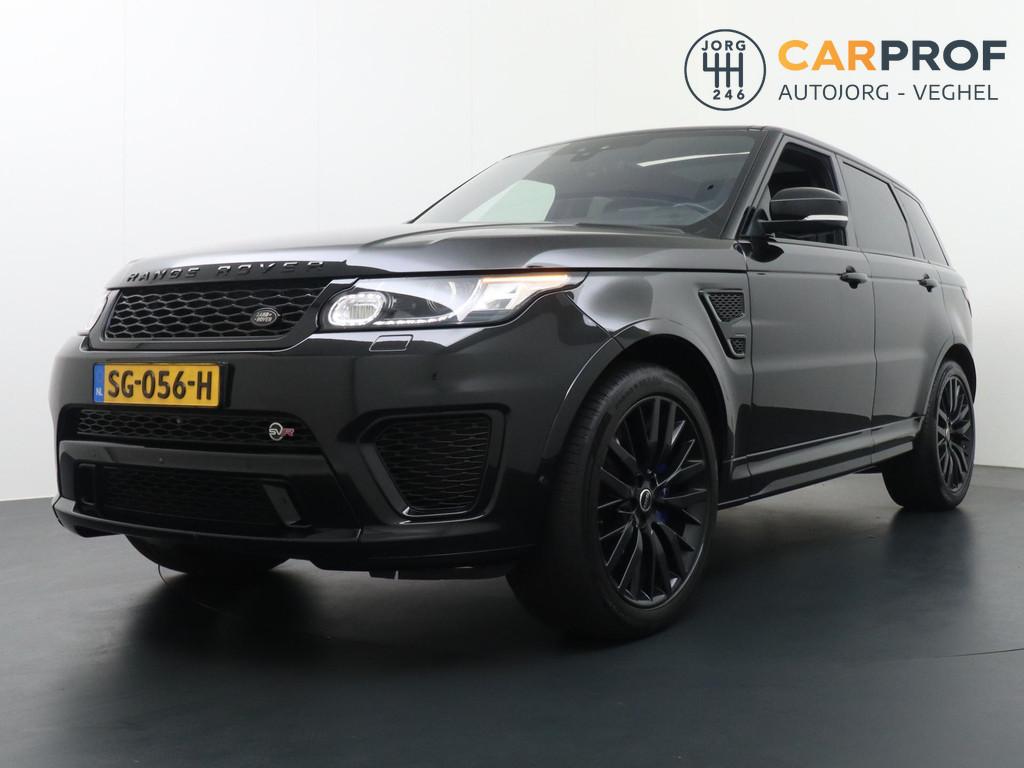 Land Rover Range Rover Sport 5.0 V8 Supercharged SVR 550 PK, Auto's, Land Rover, Automaat, 3000 kg, Zwart, Bedrijf