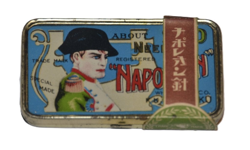 blik Napoleon Japanese gramophone needle tin grammmofoon, Verzamelen, Ophalen of Verzenden, Gebruikt, Overige