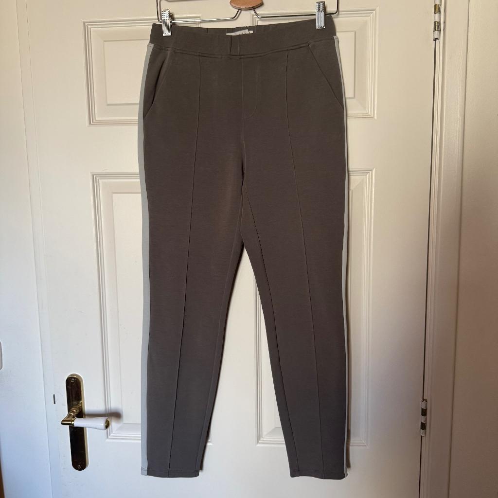 Yaya grijs/groene pantalon maat 36, Ophalen of Verzenden, Zo goed als nieuw, Yaya, Maat 36 (S)