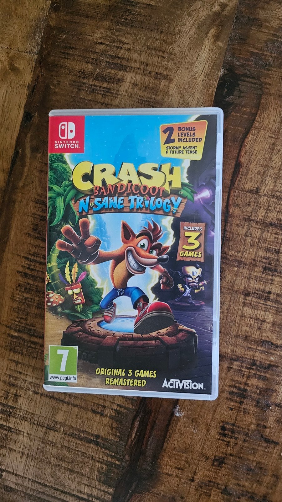 Crash Bandicoot N. Sane Trilogy - Nintendo Switch, Support@activision.com, Activision, 1 speler, Ophalen of Verzenden