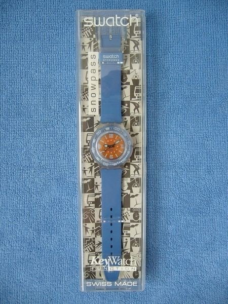 Swatch horloge model Chill Factor design jaar 2002 nog nw, Kunststof, Swatch, Nieuw, Kunststof