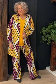 Plus basics broek -travel stof- rechte brede pijpen - nieuw, Kleding | Dames, Meerkleurig, Maat 46/48 (XL) of groter, Nieuw, Ophalen of Verzenden
