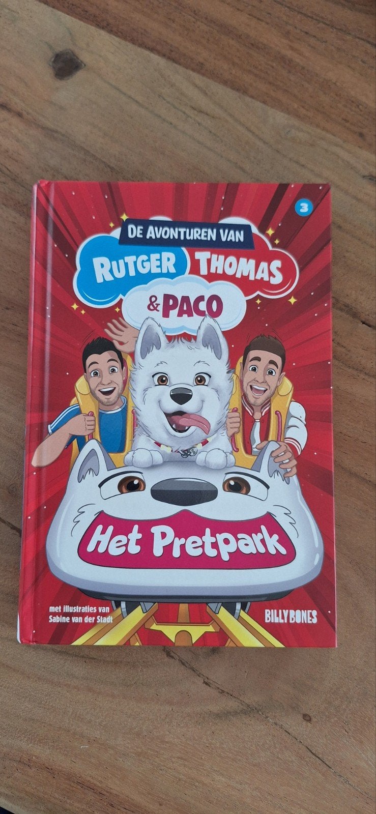 De Avonturen van Rutger, Thomas & Paco: Het Pretpark, Boeken, Kinderboeken | Jeugd | onder 10 jaar, Ophalen of Verzenden, Zo goed als nieuw