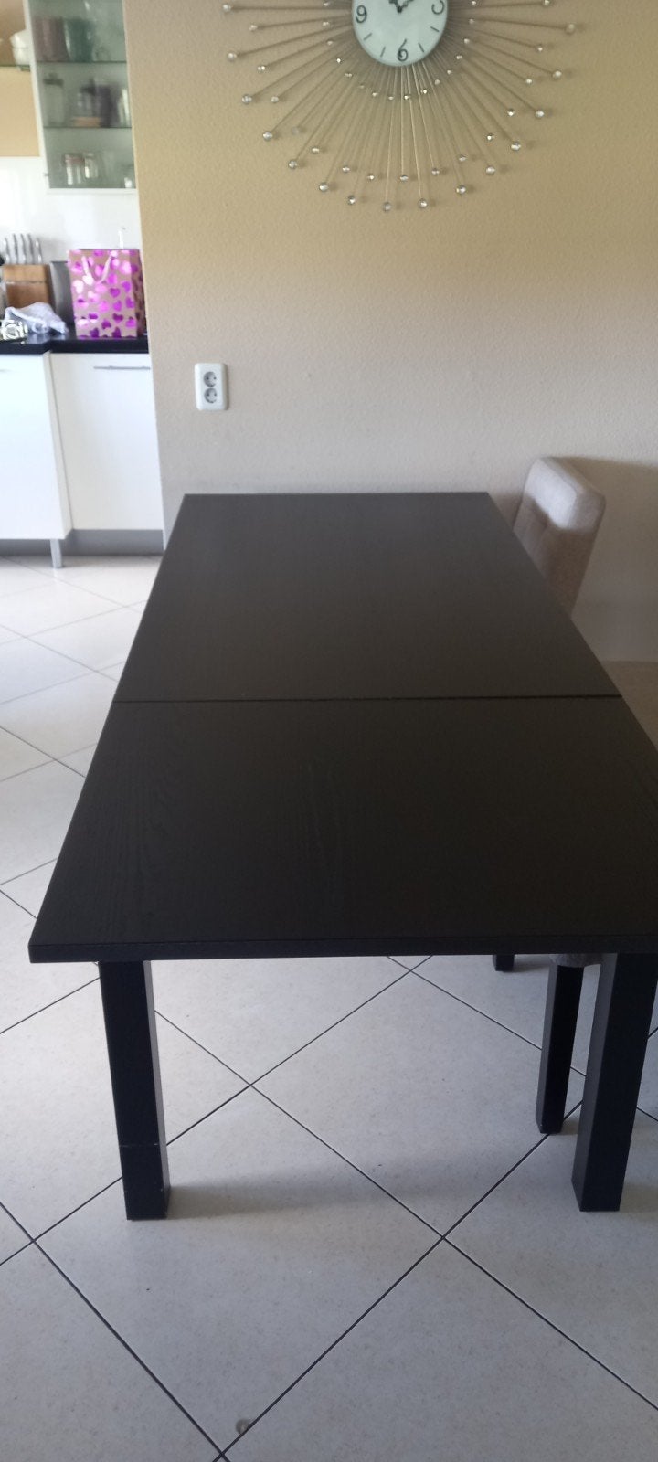 tafel uitschuifbaar, Ophalen, Gebruikt, 50 tot 100 cm, 150 tot 200 cm