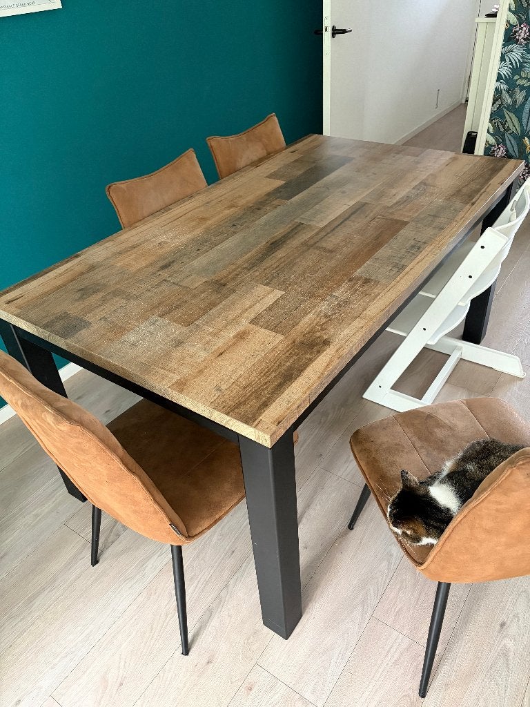 De Bommel tafel, Ophalen, Gebruikt, Industrieel/Modern/Eigentijds, 50 tot 100 cm