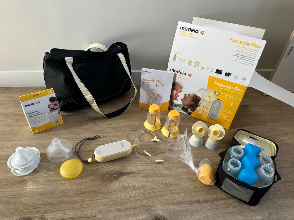 Medela borstkolf. Zo goed als nieuw, Ophalen of Verzenden, Zo goed als nieuw, Borstkolf