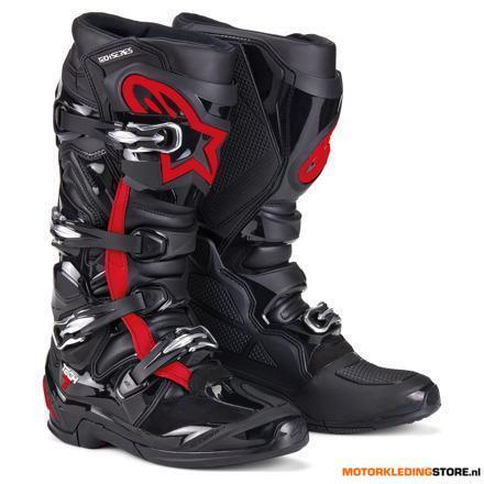 Alpinestars Tech 7 Motorlaarzen, Zwart-Rood-Fluor, Motoren, Kleding | Motorkleding, Ophalen of Verzenden, Nieuw met kaartje