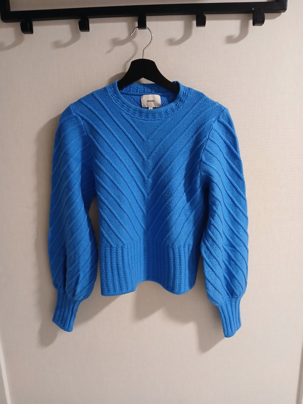 Shoeby gebreide trui in felblauw, maat L, Blauw, Maat 42/44 (L), Ophalen of Verzenden, Zo goed als nieuw